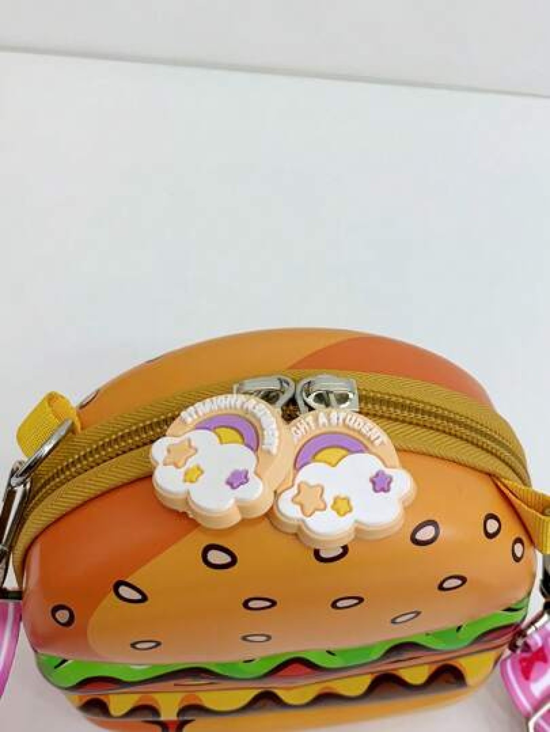 2025 New Summer Personalized Creative Quirky Cute Hamburger Bag Crossbody Bag Niche Unique Super Good Looking Small Bag