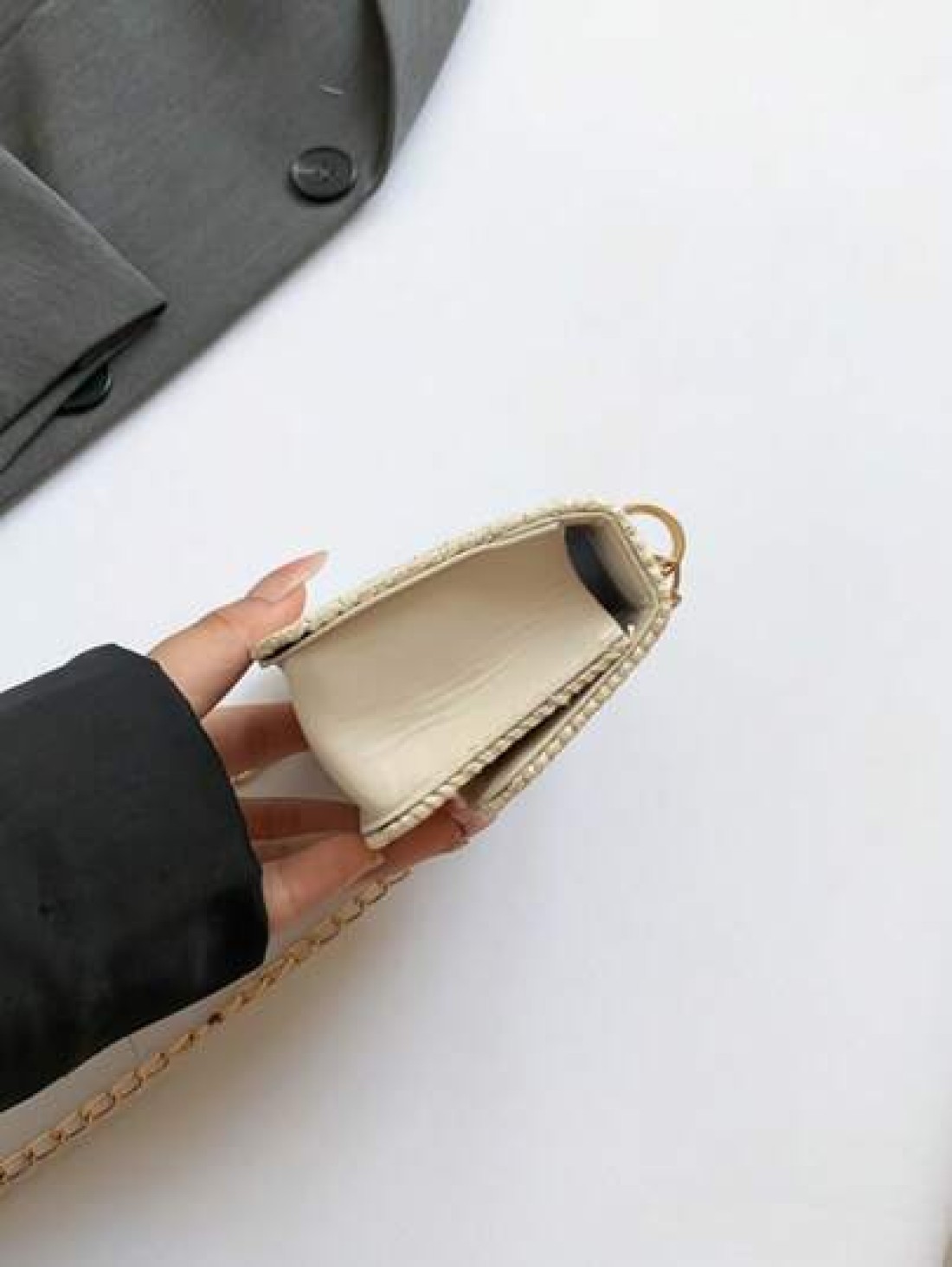 Stylish Woven Fashion Minimalist Small Square Shoulder Crossbody Bag For Girls Casual