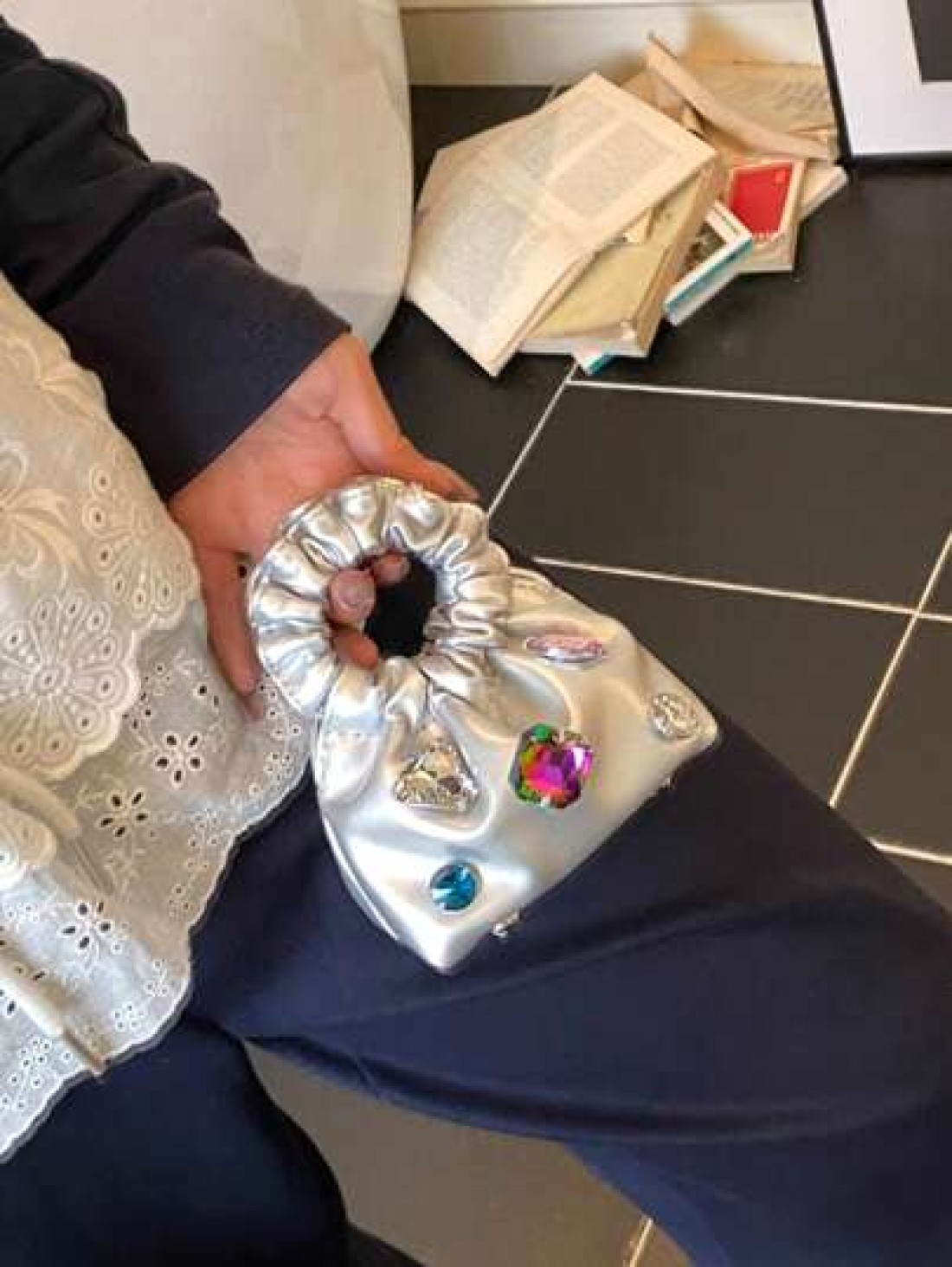 New Mini Cloud Bag Princess Diamond Handbag Clutch Shoulder Bag Diamond Evening Bag