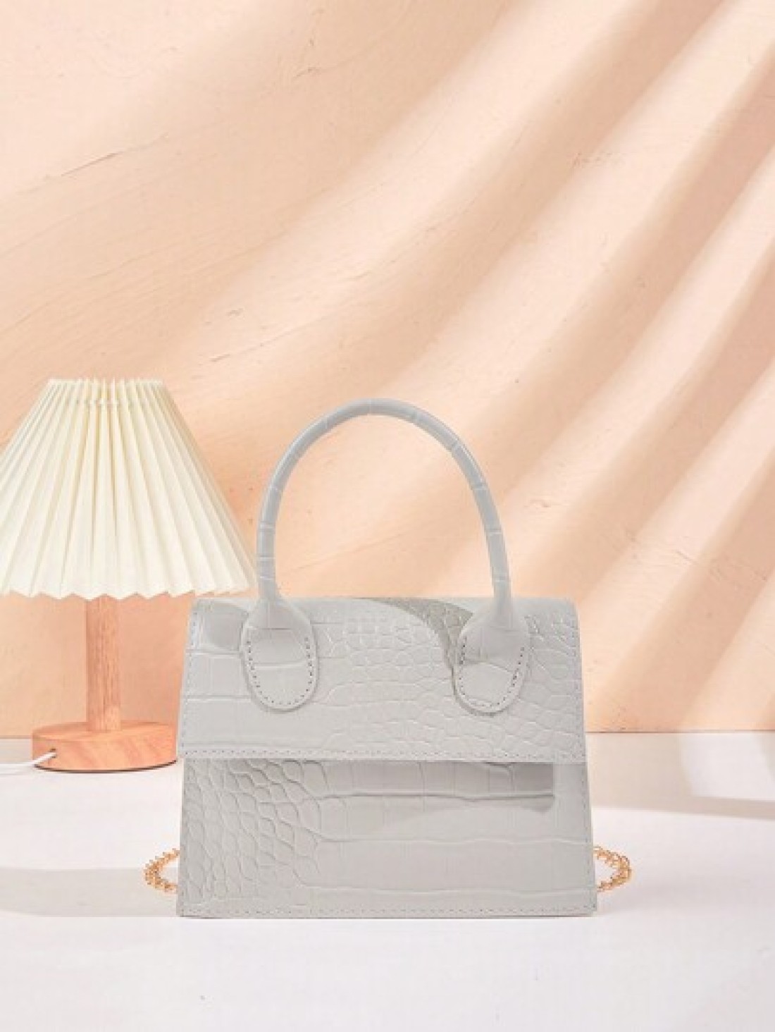 1pc Crocodile Pattern Girls Handbag Chain Crossbody Shoulder Bag Ideal For Daily Use Party And Mother s Day Gift