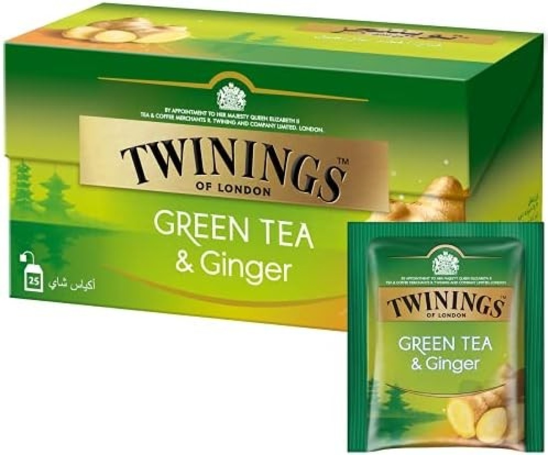 TWININGS GREEN TEA GINGER TEA BAG