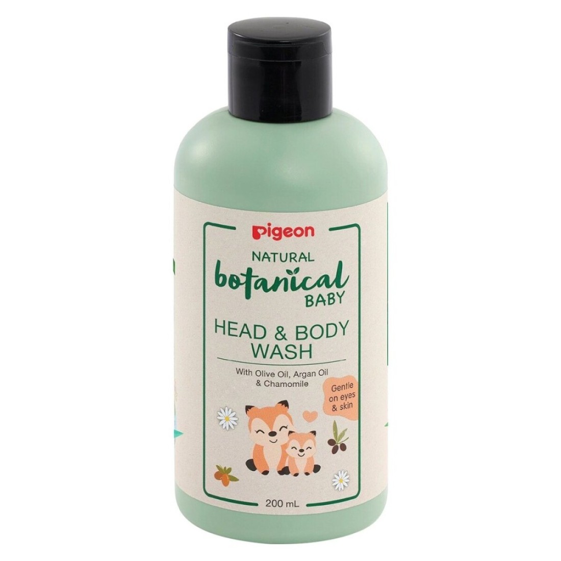 PIGEON NATURAL BOTANICAL BABY HEAD & BODY WASH 200ML