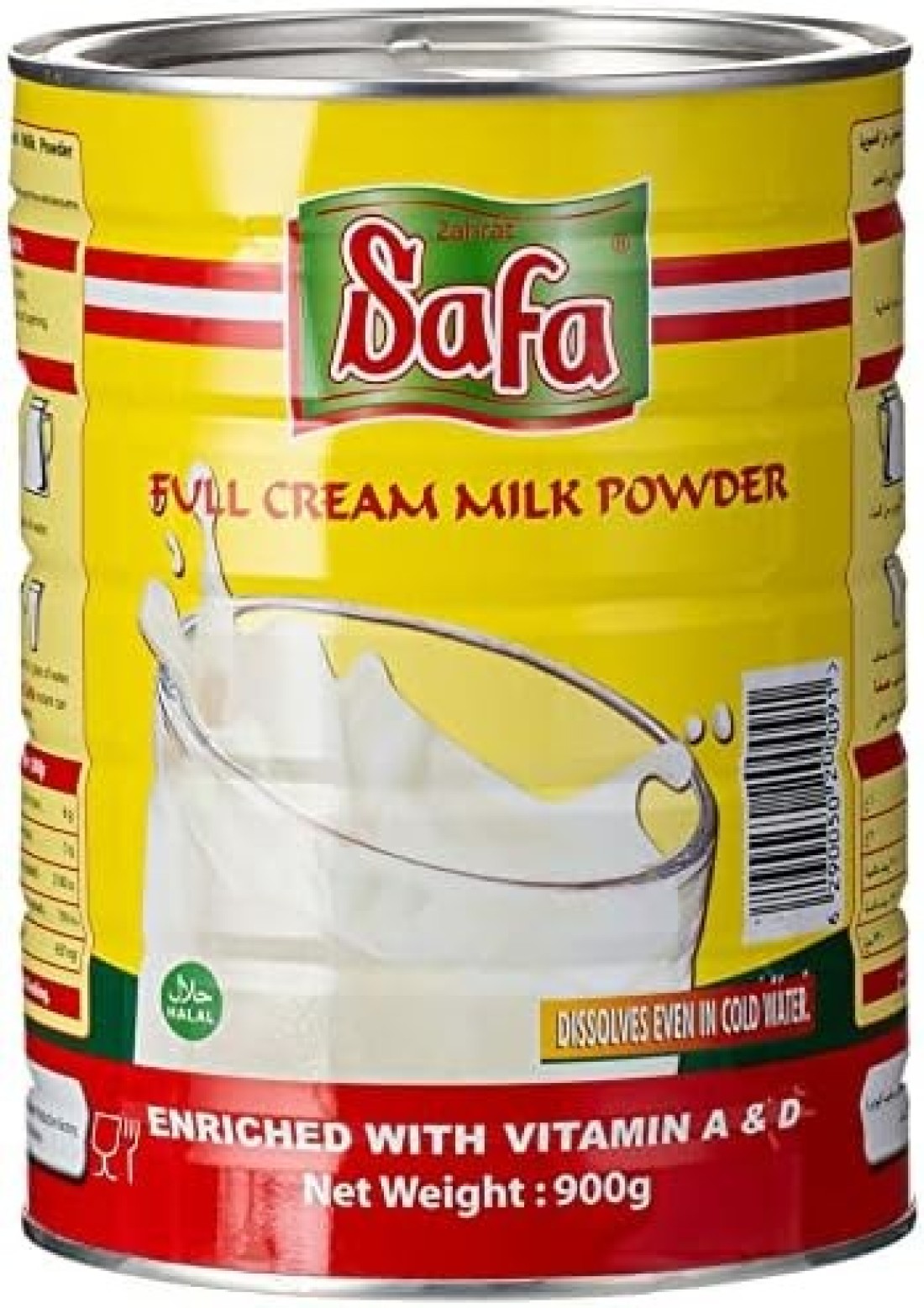 SAFA MILK POOWDER 900GM TIN