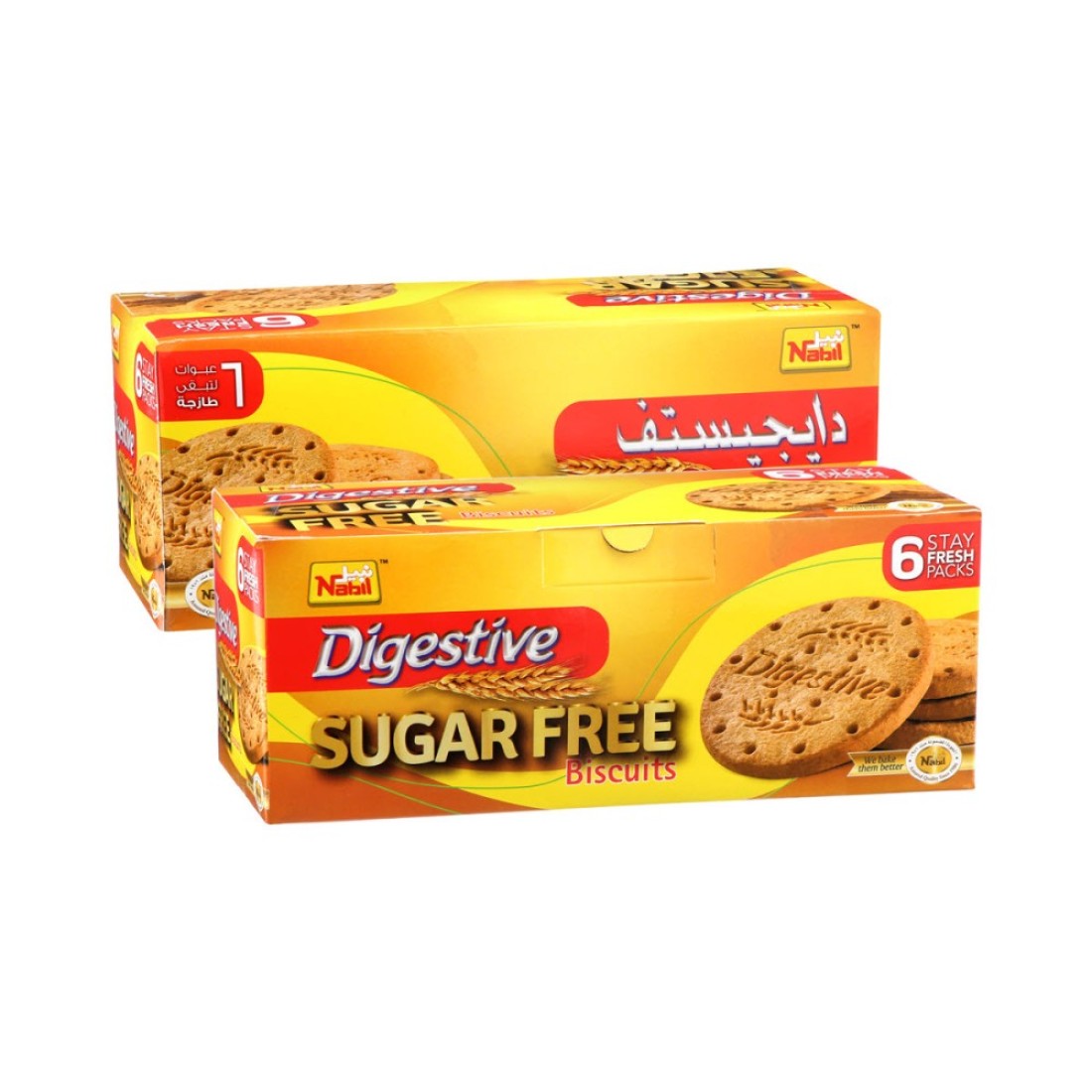 نبيل ديجيستف خالي من السكر 2×250 ج