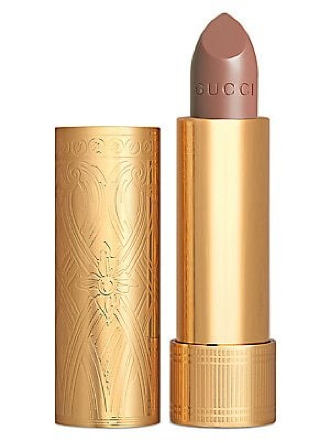 GUCCI ROUGE A LEVRES SATIN LIP COLOUR 204 PEGGY TAUPE 3.5g