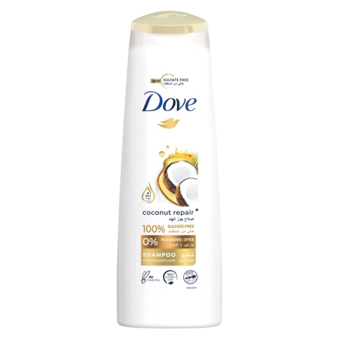 DOVE SHAMP REP RIT COIL TAR 400ML