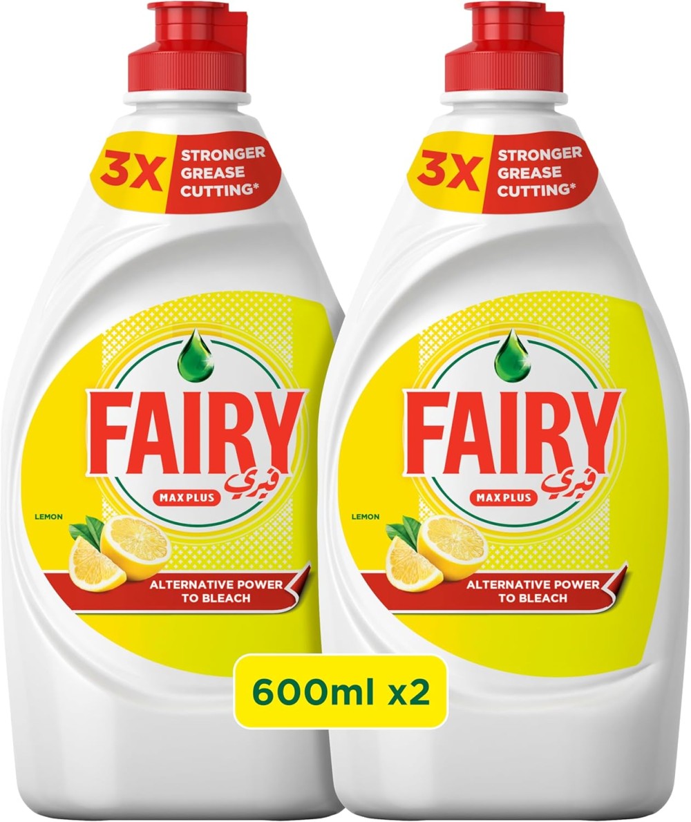 FAIRY LEMON PLUS 2X600ML