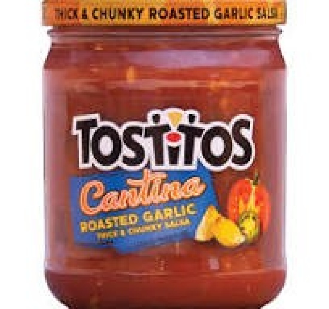 TOSTITOS SALSA CANTINA GARLIC 439GM