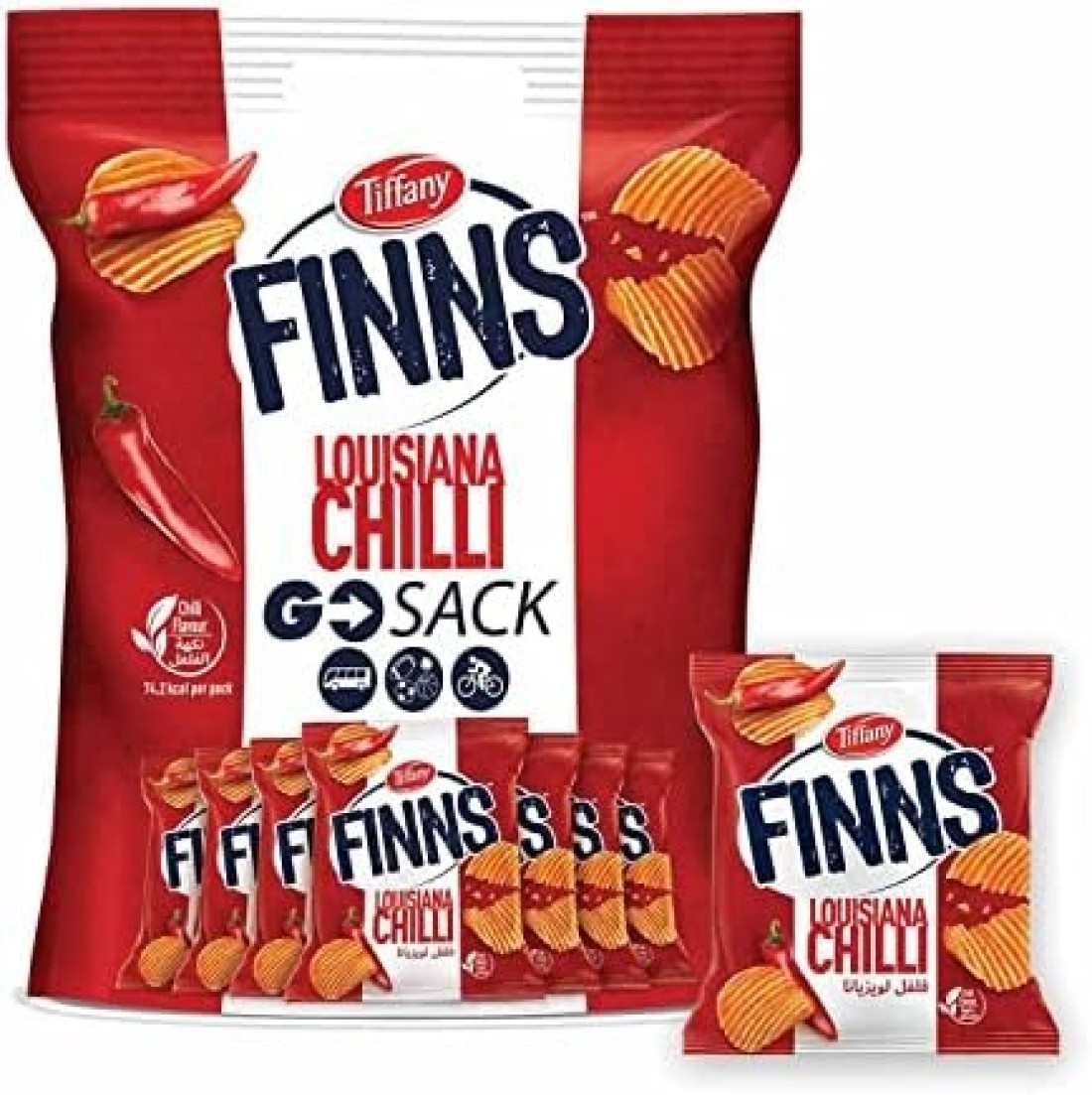 Tiffany Finns Louisiana Chili Chips 12g
