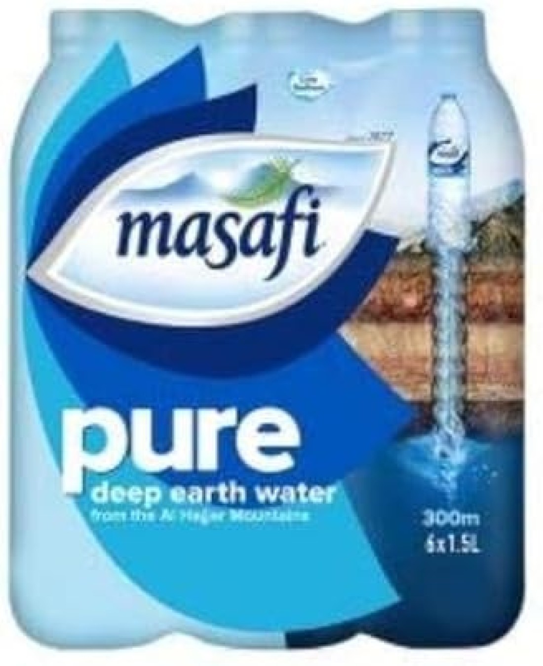 مياه نقية من مسافي، 1.5 (عبوة من 6 زجاجات)