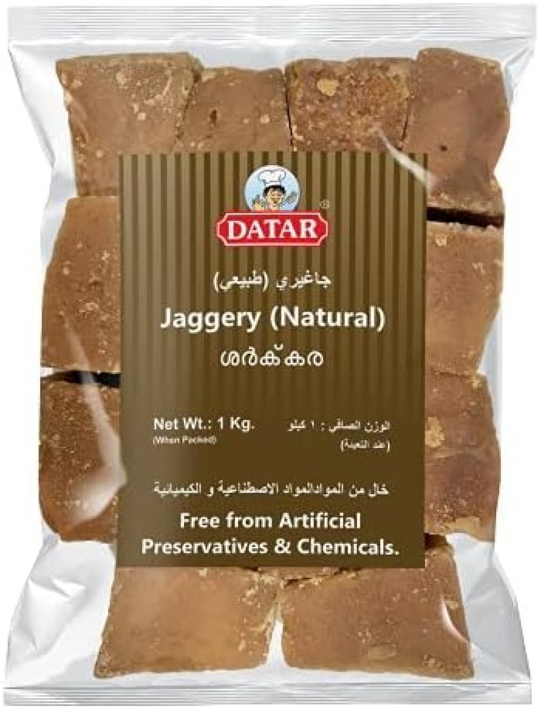DATAR JAGGERY KERALA CUBES 1KG