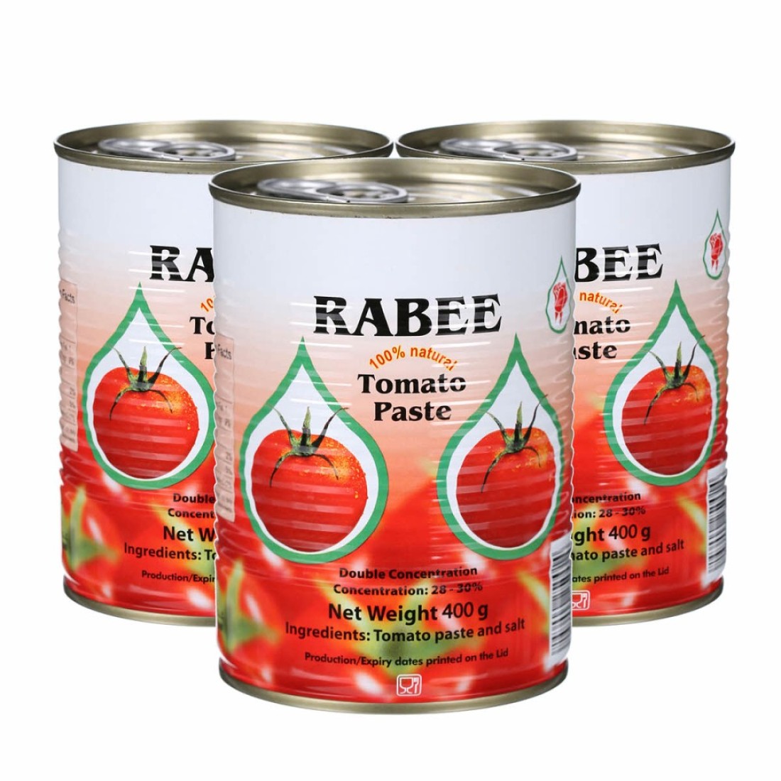 RABEE TOMATO PASTE 3X400GM