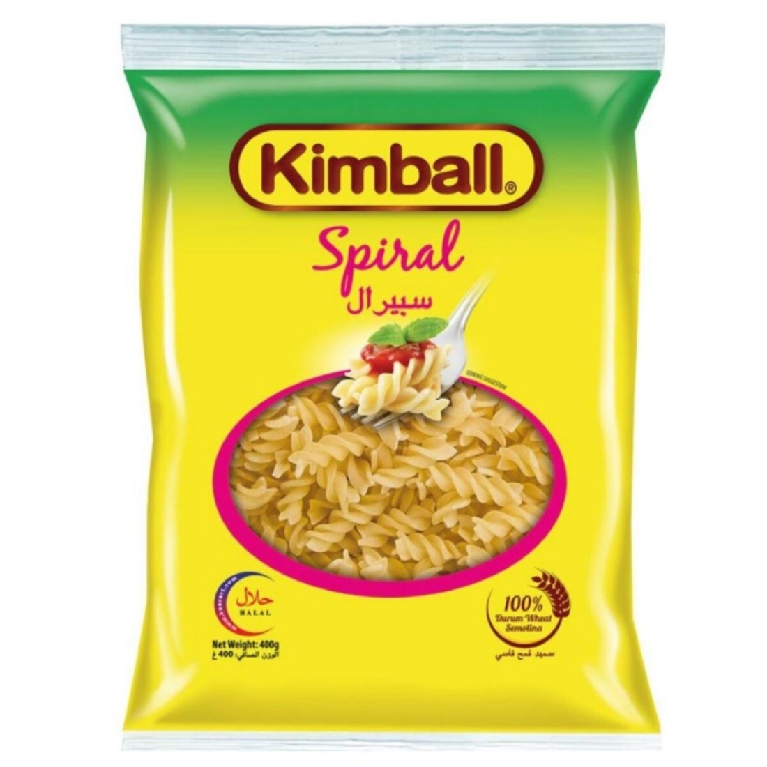 KIMBALL PASTA SPIRAL 400GM