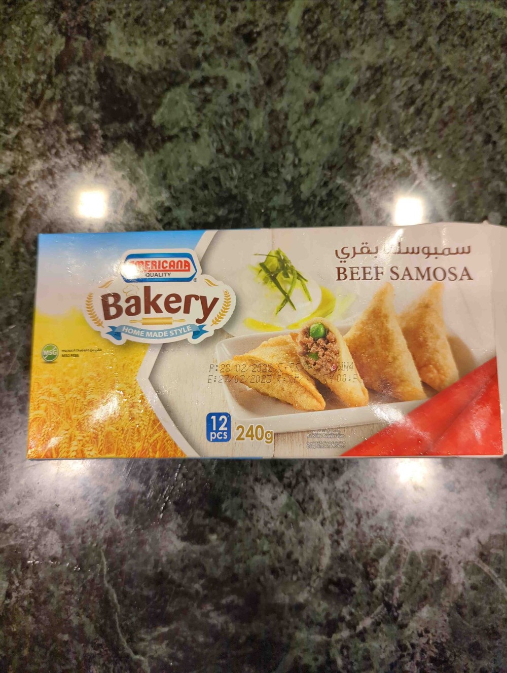 AMERICANA BEEF SAMOSA 240GM