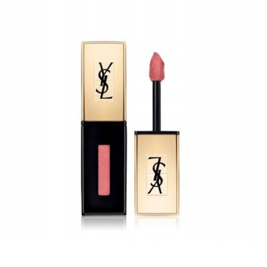 YVES SAINT LAURENT ROUGE PUR COUTURE VERNIS A LEVRES 105 CORAL HOLD UP 6ML
