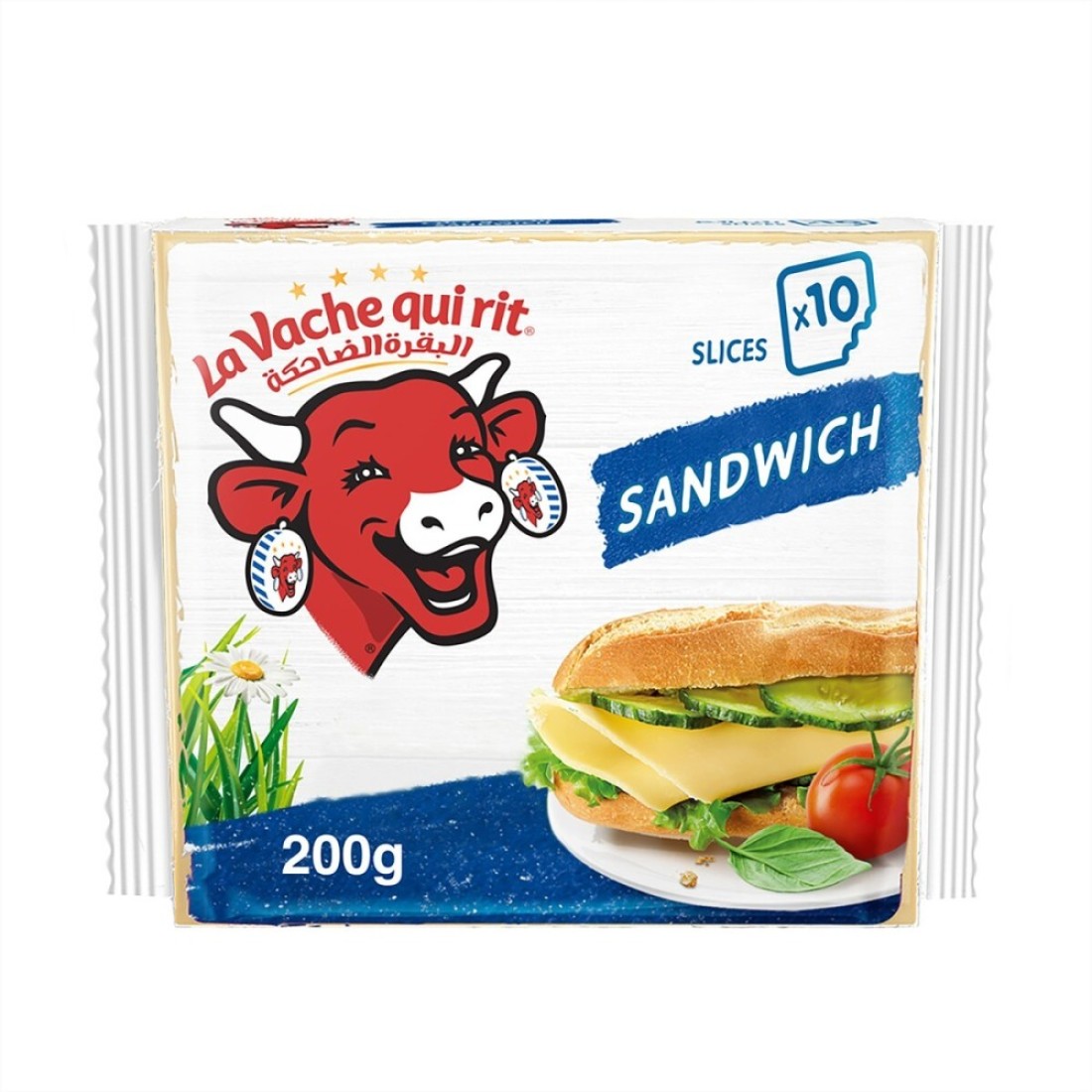 LA VACHE QUI RIT CHEESE SLICE SANDWICH 10s 200GM