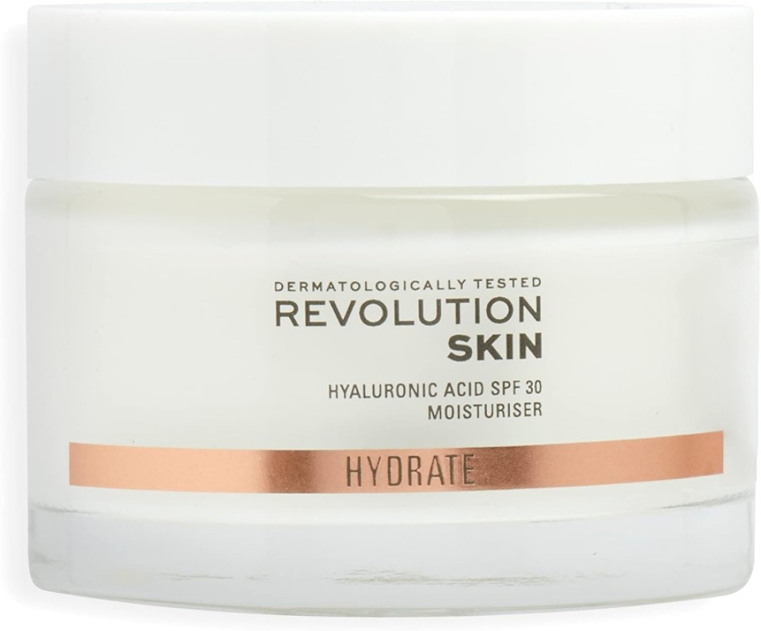 REVOLUTION Hyaluronic Acid SPF 30 Moisturiser Hydrate 50ml