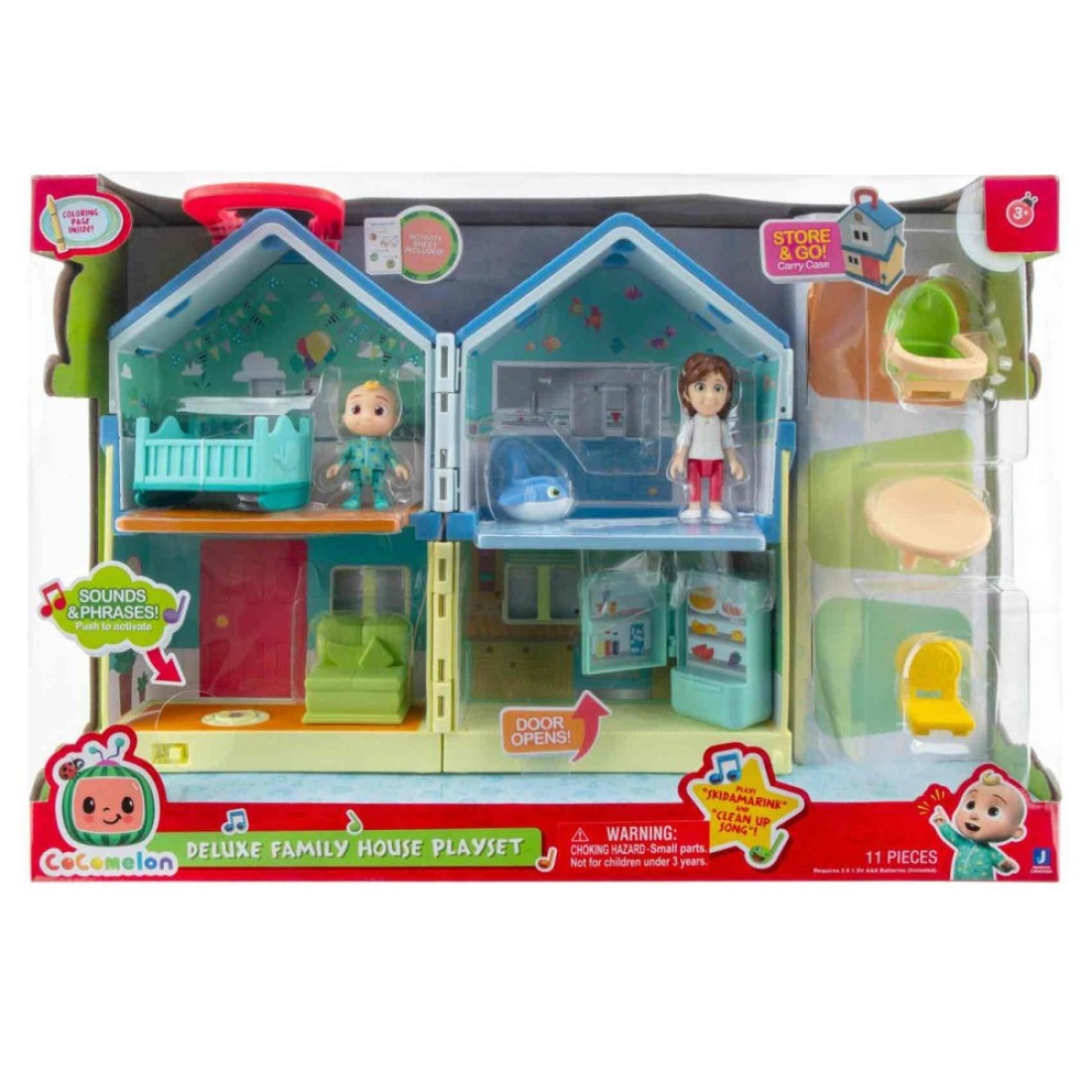 CoComelon Deluxe Family House Playset Multicolour