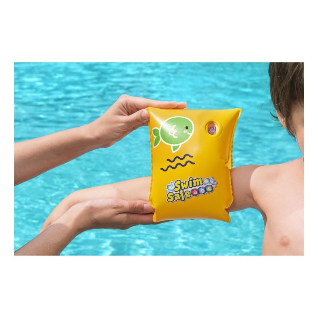 Bestway Swim Safe Armband Step C Yellow 25x15cm