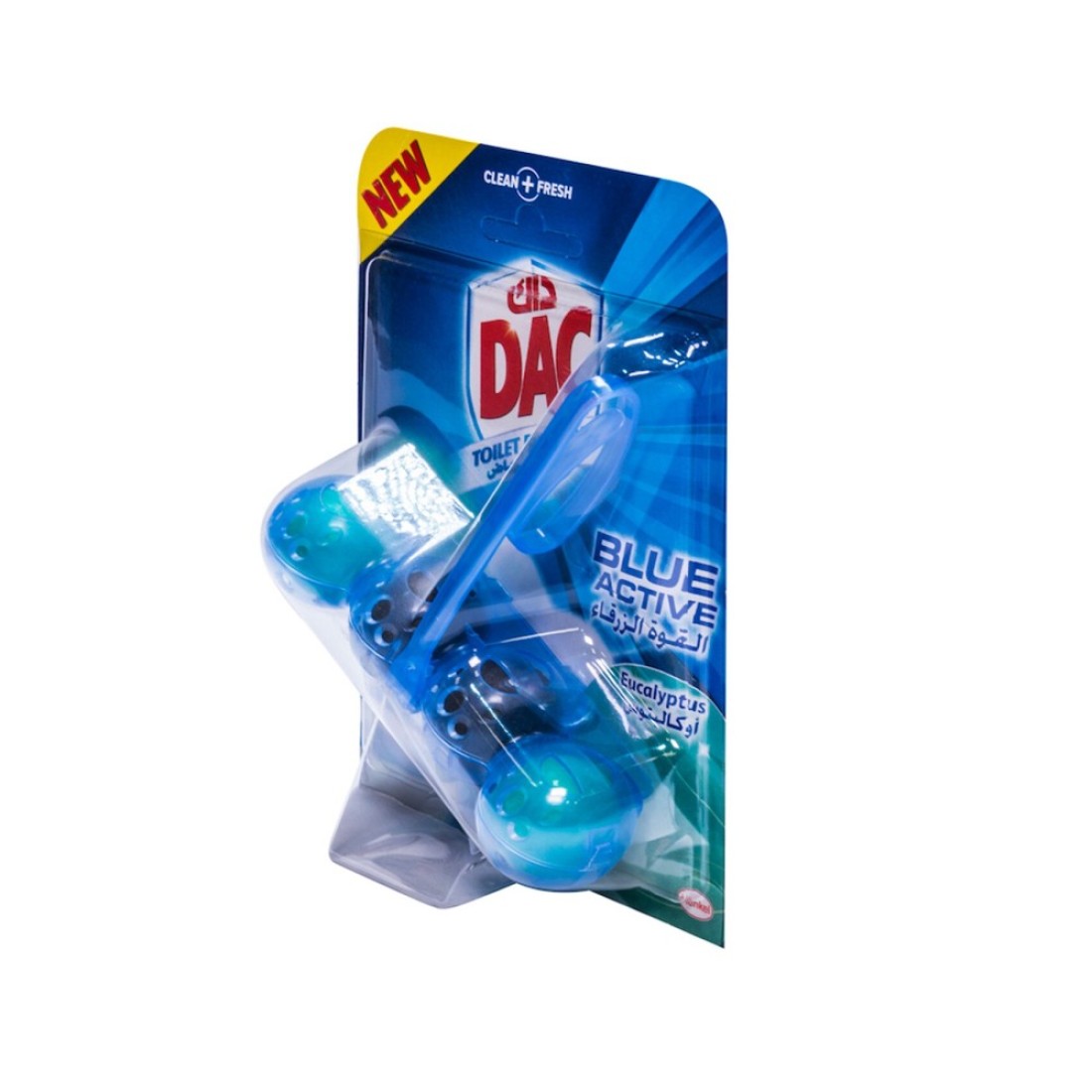 Dac Blue Active Toilet Rim Block Eucalyptus 50g