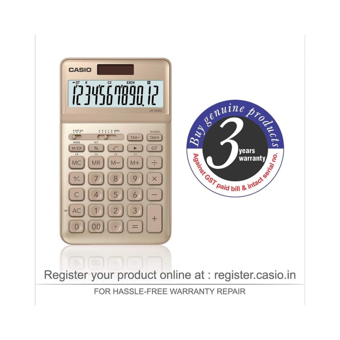 Casio Premium And Stylish Desktop Calculator JW-200SC