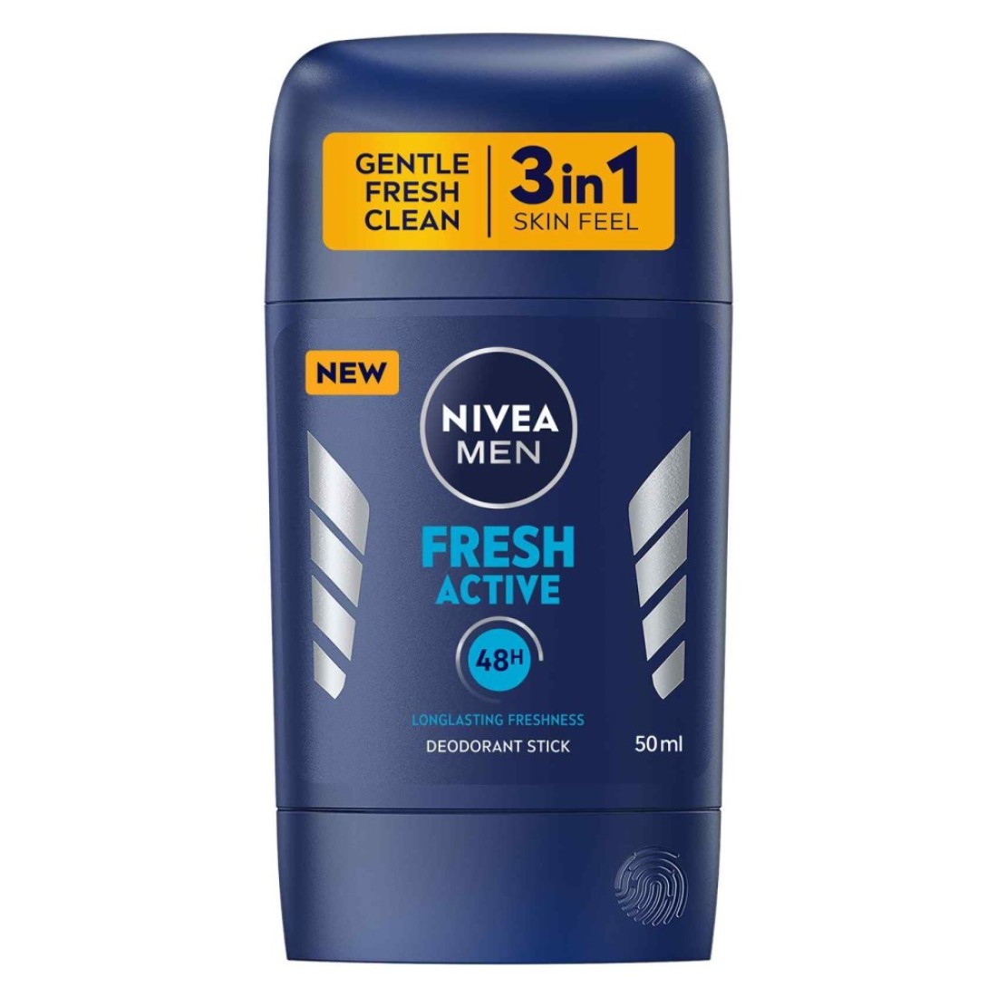 NIVEA MEN Antiperspirant for Men Fresh Active Stick 50ml Pack of 2