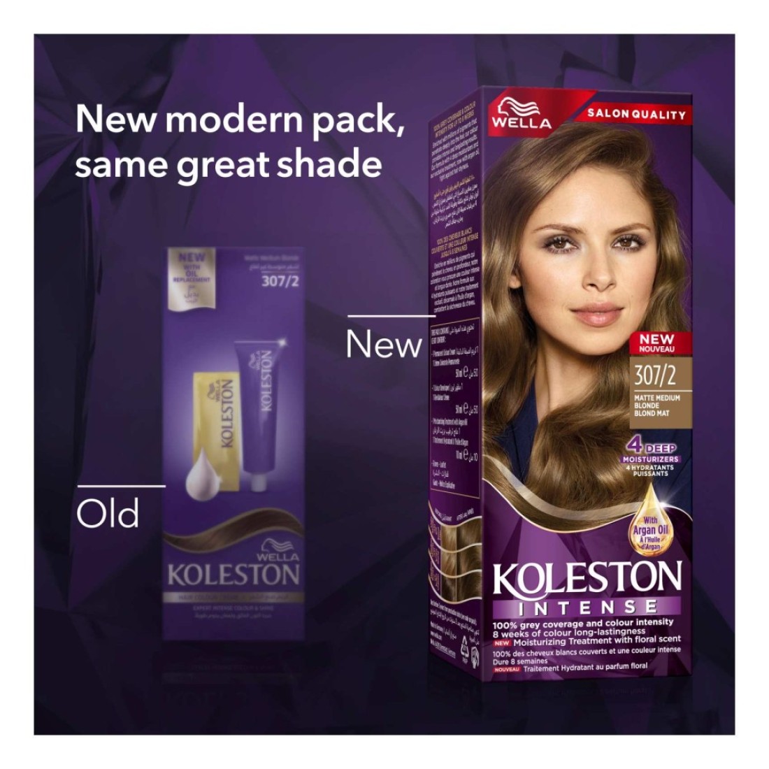 Wella Koleston Intense Hair Color 307/2 Matte Medium Blonde
