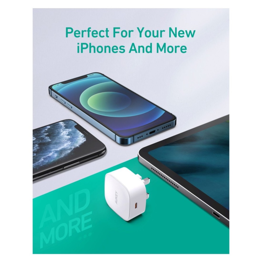 Aukey Wall Charger White 20W