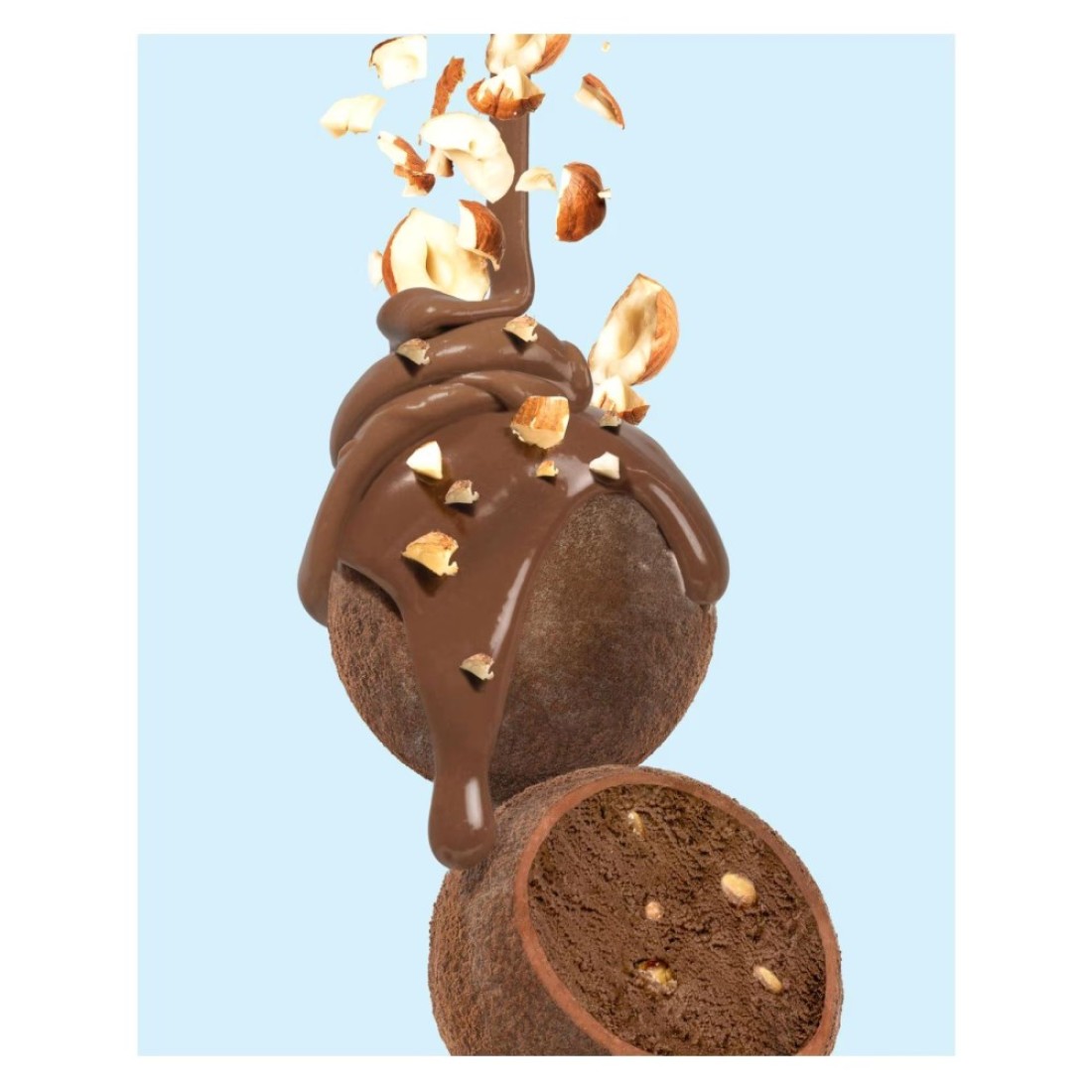 Little Moons Belgian Chocolate And Hazelnut Mochi Ice Cream 32g Pack of 6