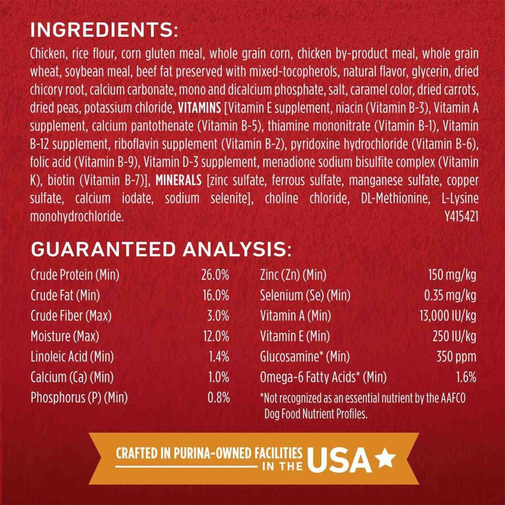 Purina ONE Chicken &amp; Rice Formula, Dog Food, 1.36kg