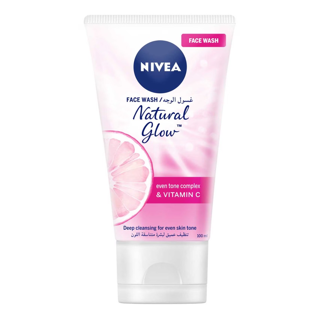 NIVEA Face Wash Cleanser Natural Glow Even Skin Tone 100ml