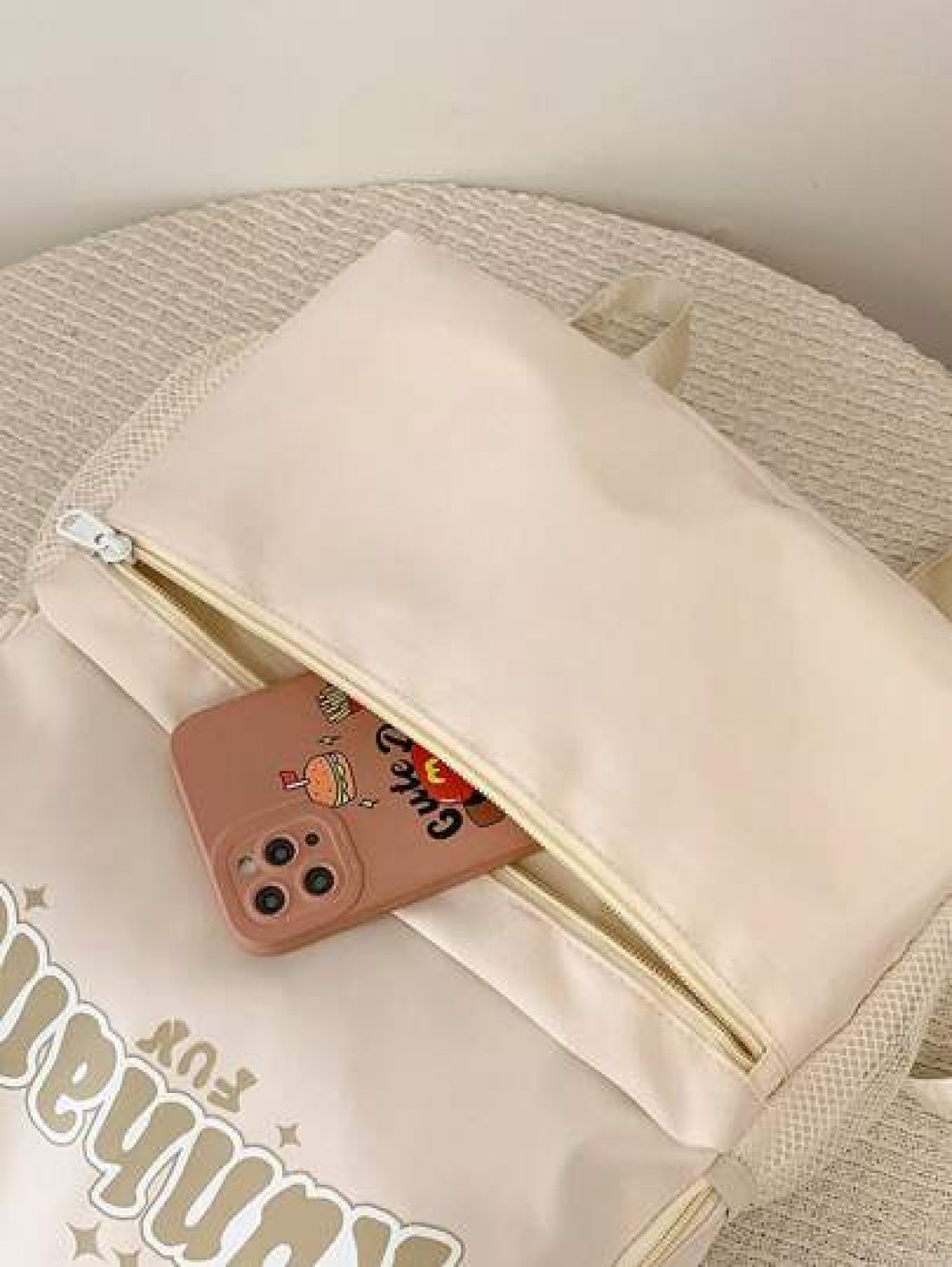 Fashionable Versatile Backpack Large Capacity Multi Layer Casual Travel Bag For High School And College Students