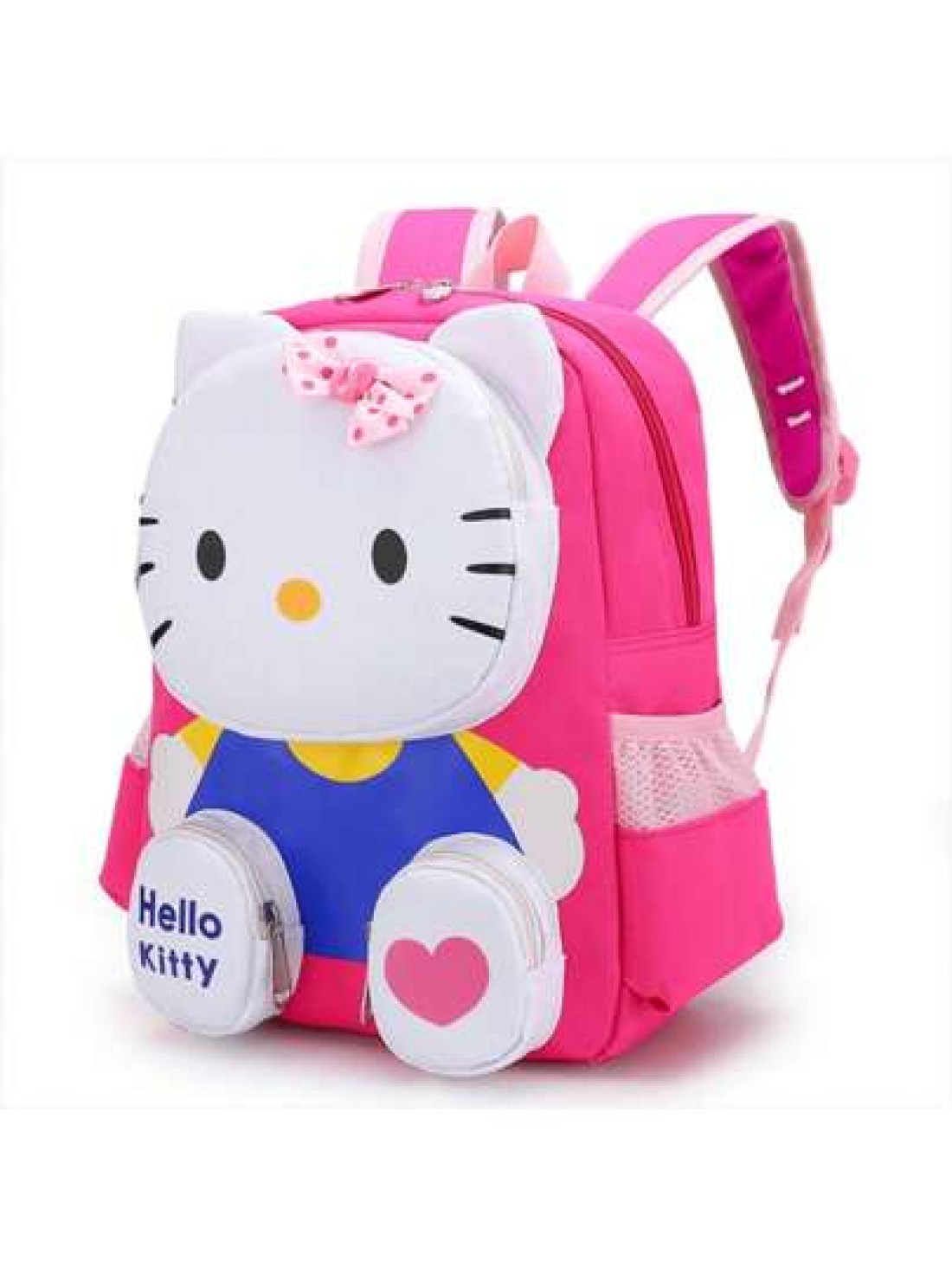 Sanrio Backpack Kawaii Stylish School Bag Colorblock Rucksack Large Capacity Foldable Outdoors Daypack