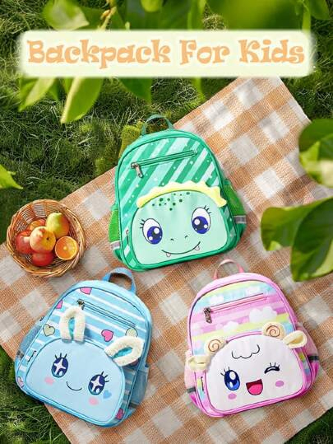 Children Backpack School Backpack Bookbag Schoolbag Kids Backpacks Kindergarten Backpacks Animal School Backpack With Adjustable Shoulder Strap Waterproof Travel Backpacks Daypack For For Commute Scho