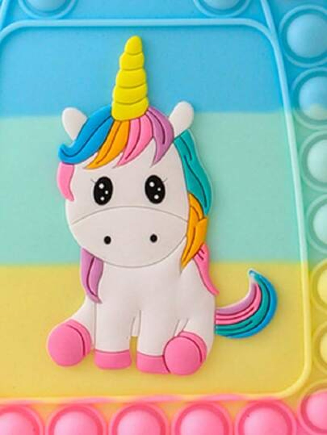 New Cute Unicorn Silicone Backpack Stress Relief Pink Schoolbag