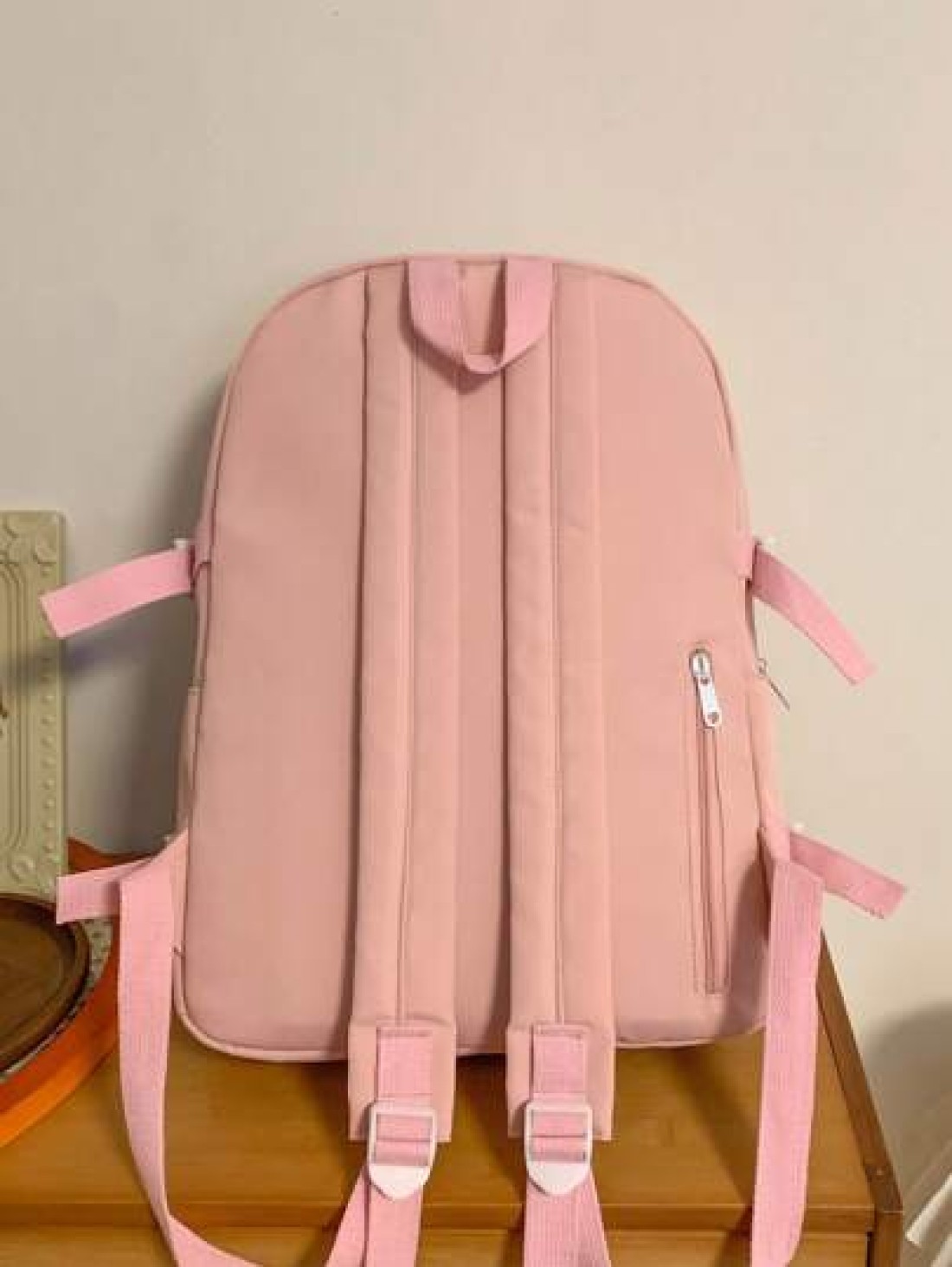 1 Pc Back To School Classic Basic High Capacity School Bag With Laptop Compartment Backpack Purse Solid Color Sports Bag Premium Nylon School Backpack With Adjustable Strap Spacious Multiple Pockets B