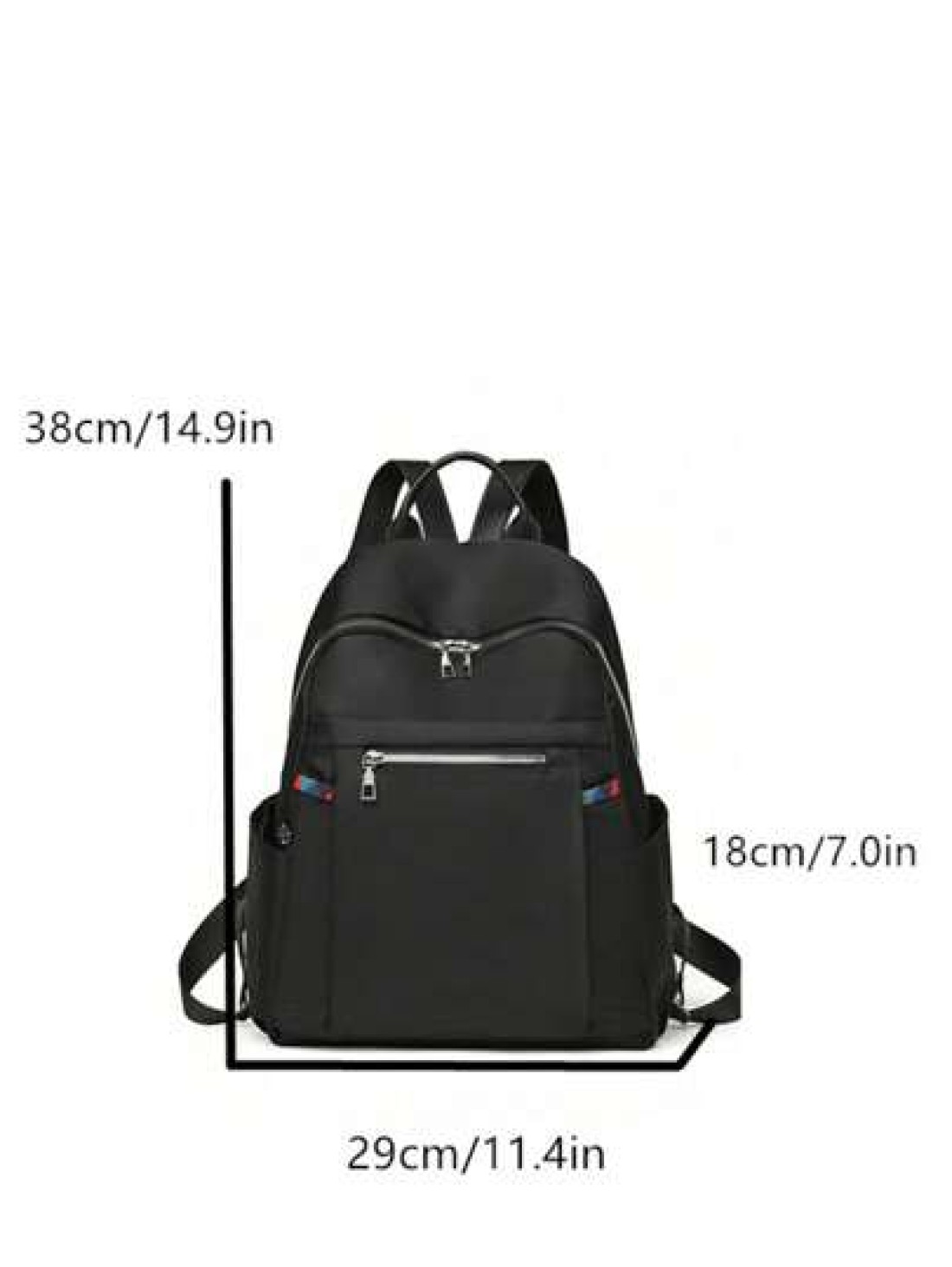 Girls Oxford Cloth Casual Backpack Large Capacity Travel Bag Schoolbag
