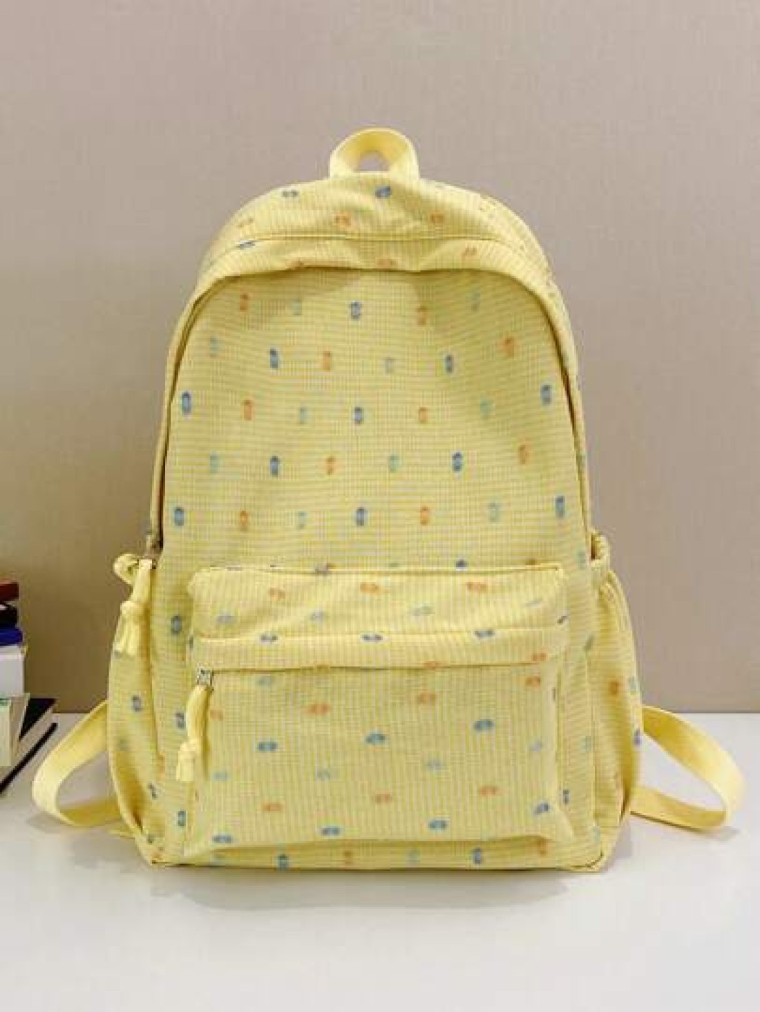 1pc Back To School Backpack Stylish Casual Backpack Fresh And Sweet Large Capacity Backpack Suitable For Daily School Very Suitable For Campus Class Photo Taking Birthday Gifts Suitable For Daily Shop