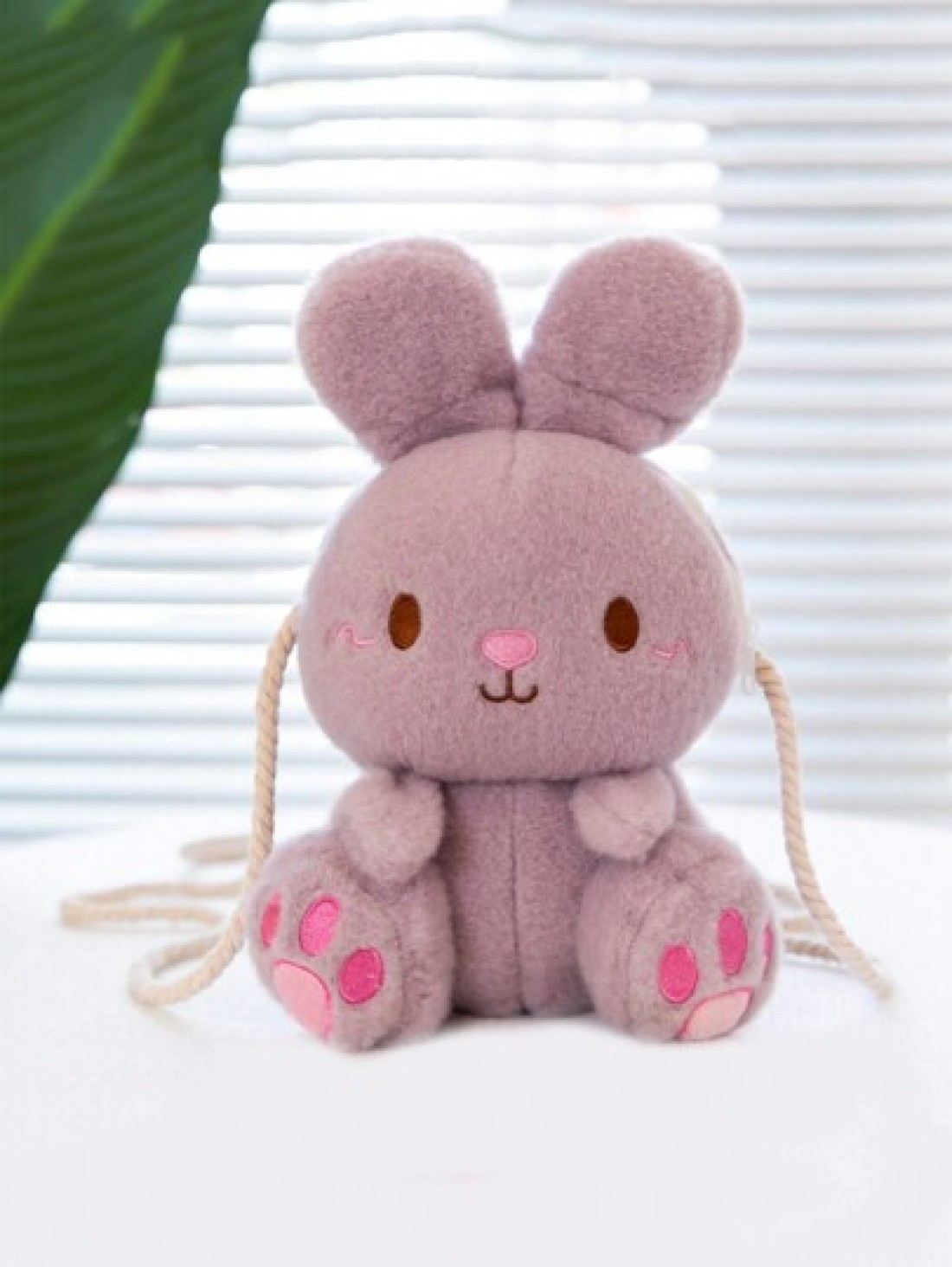 Cute Plush Rabbit Shoulder Bag Crossbody Bag Travel Bag