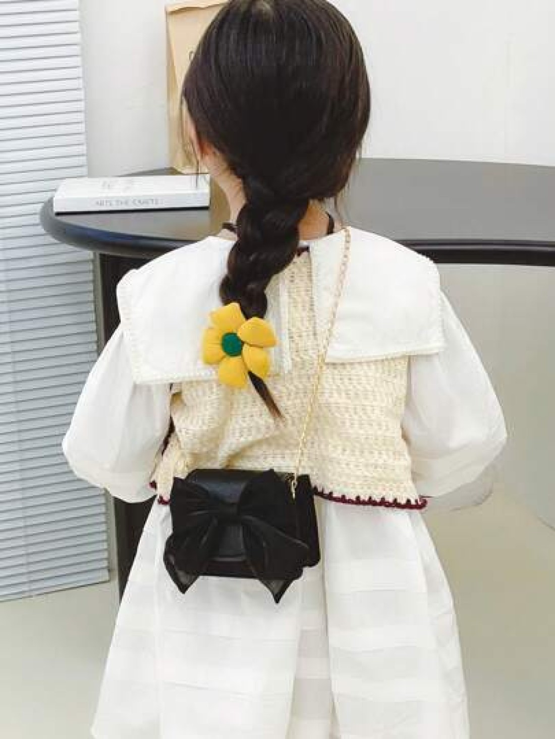 1pc Fashion Children s Bag Girl Bow Crossbody Bag Cute Princess Style Coin Purse Pu Material Magnetic Buckle Closure With A Sweet Bow Pattern Crossbody Bag Suitable For Girls To Go Shopping Attend Par