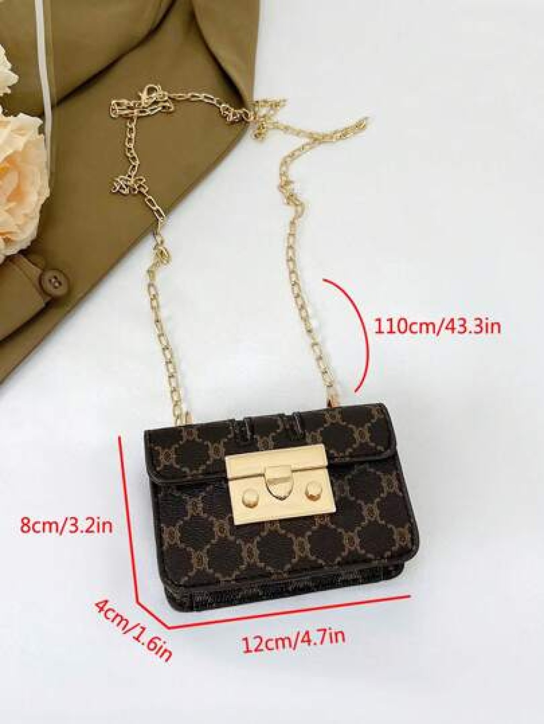 1pc Pu Fashion Retro Mini Fashion Coin Small Square Bag Versatile Niche Design Stylish Shoulder Messenger Bag Comfortable Shoulder Strap For Playing Smooth Long Style Versatile And Not Picky Suitable