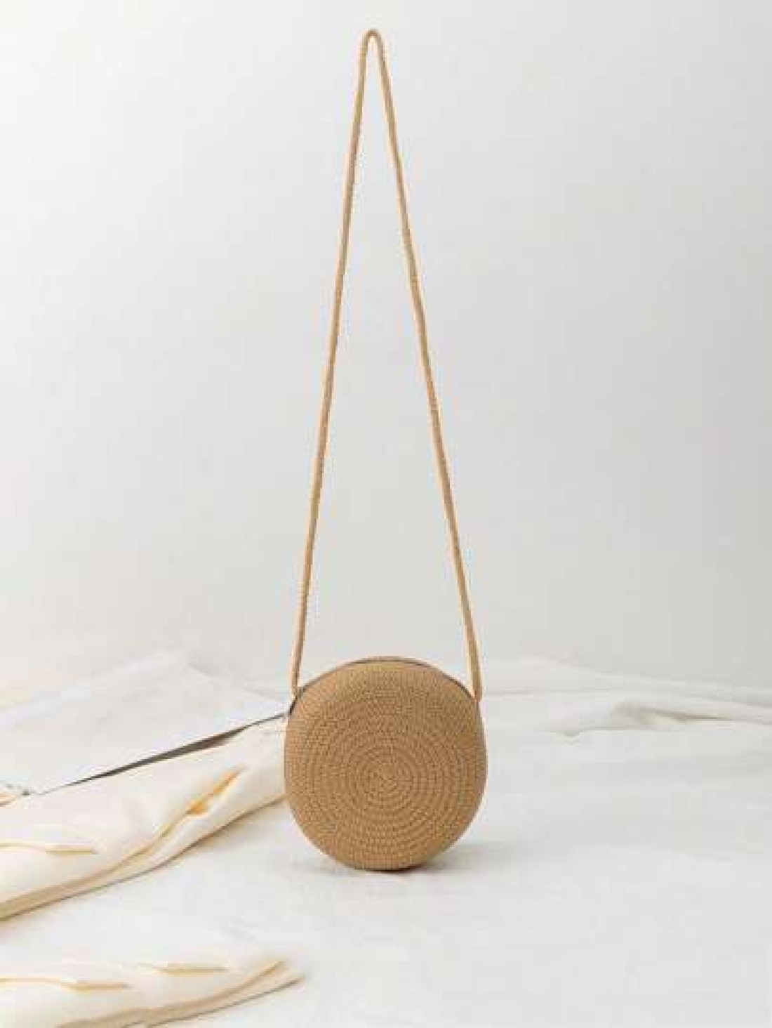 Children s Woven Straw Crossbody Bag For Beach