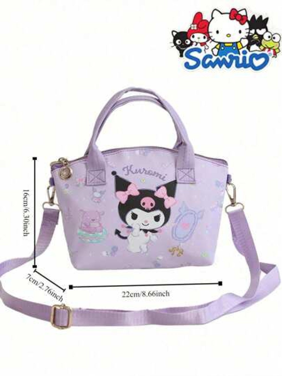 Sanrio Sanrio Hello Kitty Kuromi My Melody Backpack For Girl With Large Capacity Schoolbag Gift For Christmas Thanksgiving Birthday Valentine s Day Party Favors