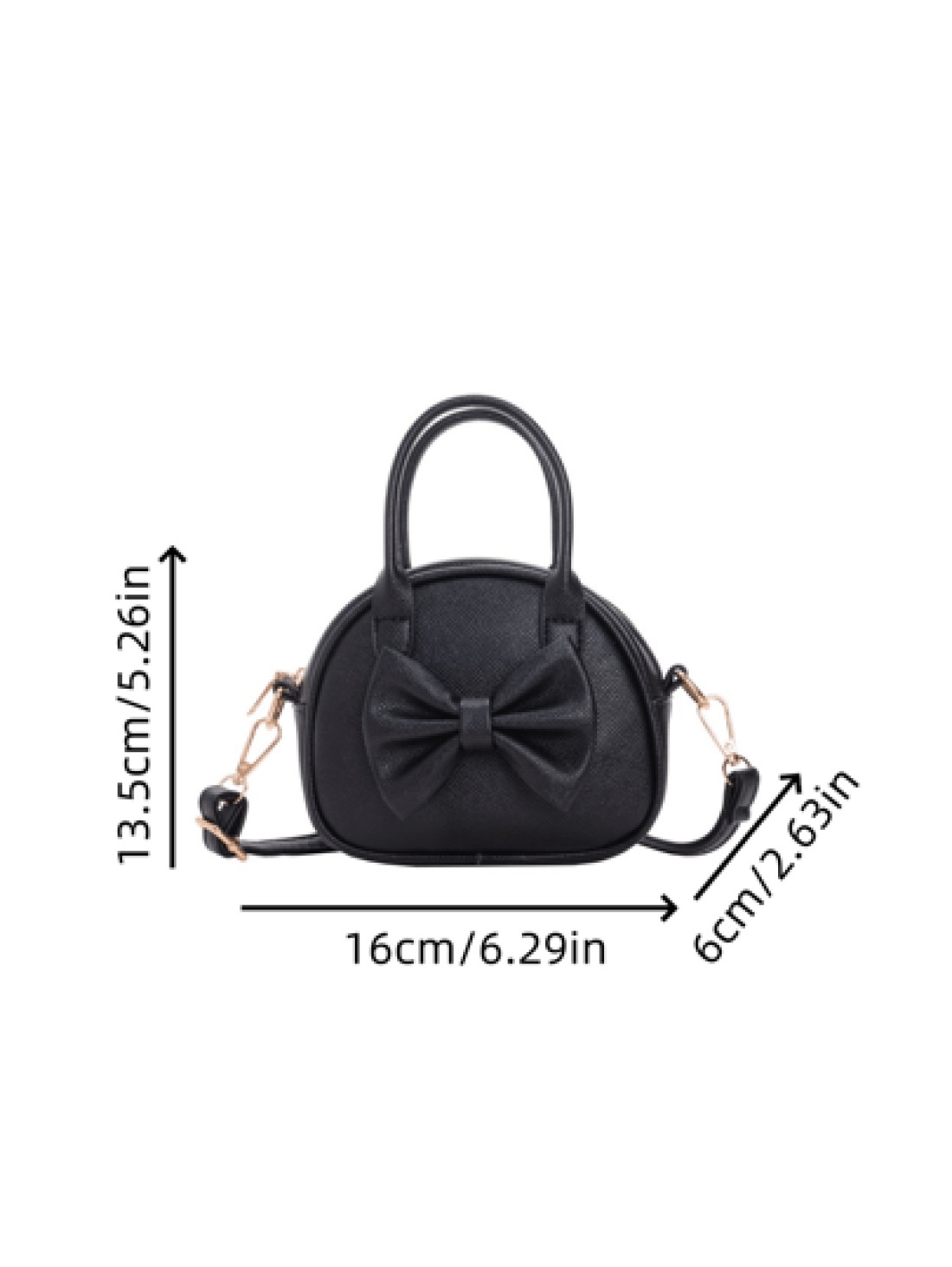 1pc Pu Zipper Fashion Sweet Bow Princess Style Candy Color Handbag Korean French Exquisite Aesthetic Niche Design Adjustable Shoulder Strap Shoulder Messenger Bag Versatile Casual Highly Attractive Ba