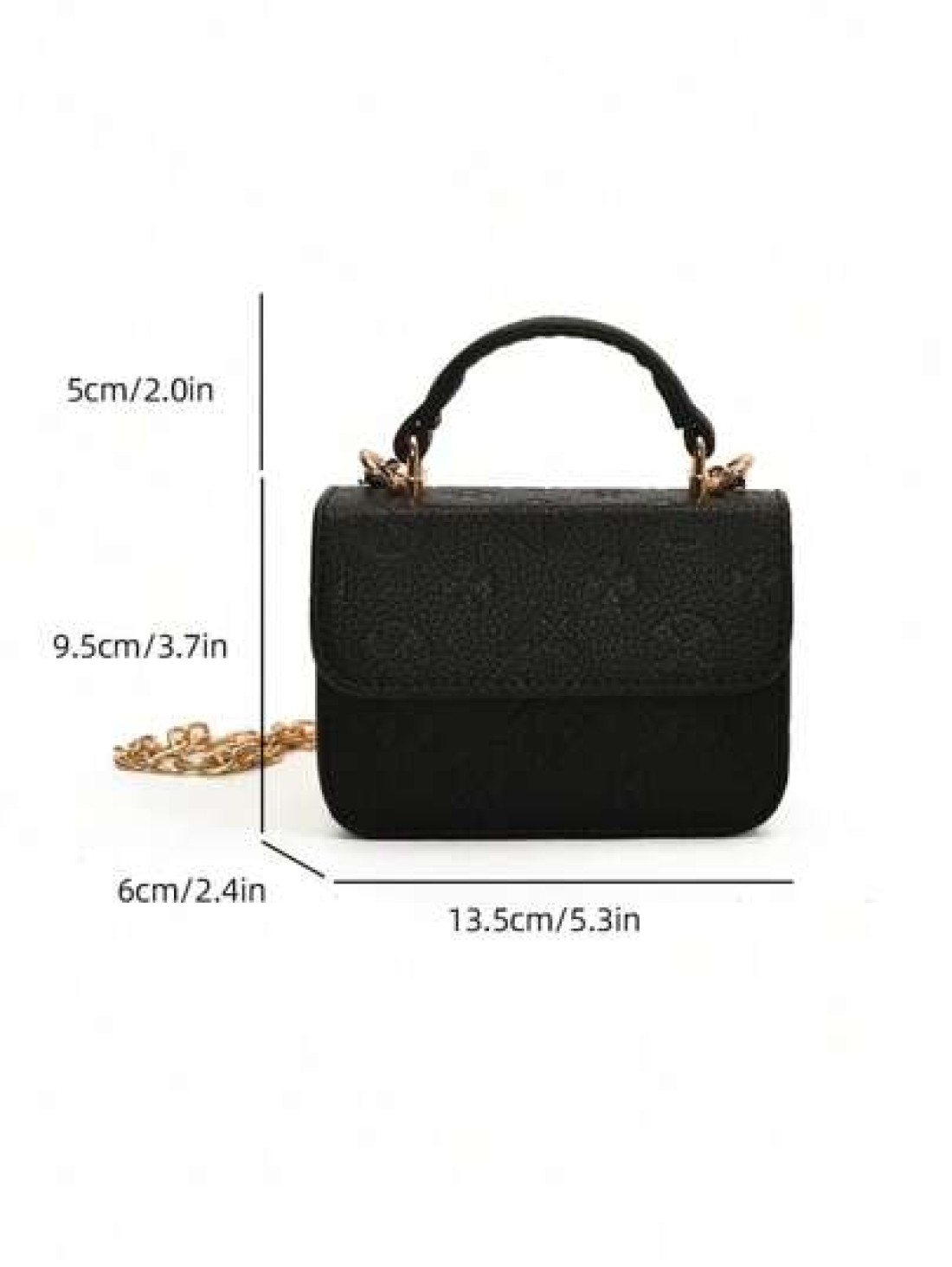 1 Piece Of Fashionable And Simple Printed Cute Handbag Letter Embossed Versatile Mini Handbag Small Square Bag Fashionable Lipstick Bag Pu Material With Fashionable Chain Shoulder Strap Magnetic Buckl
