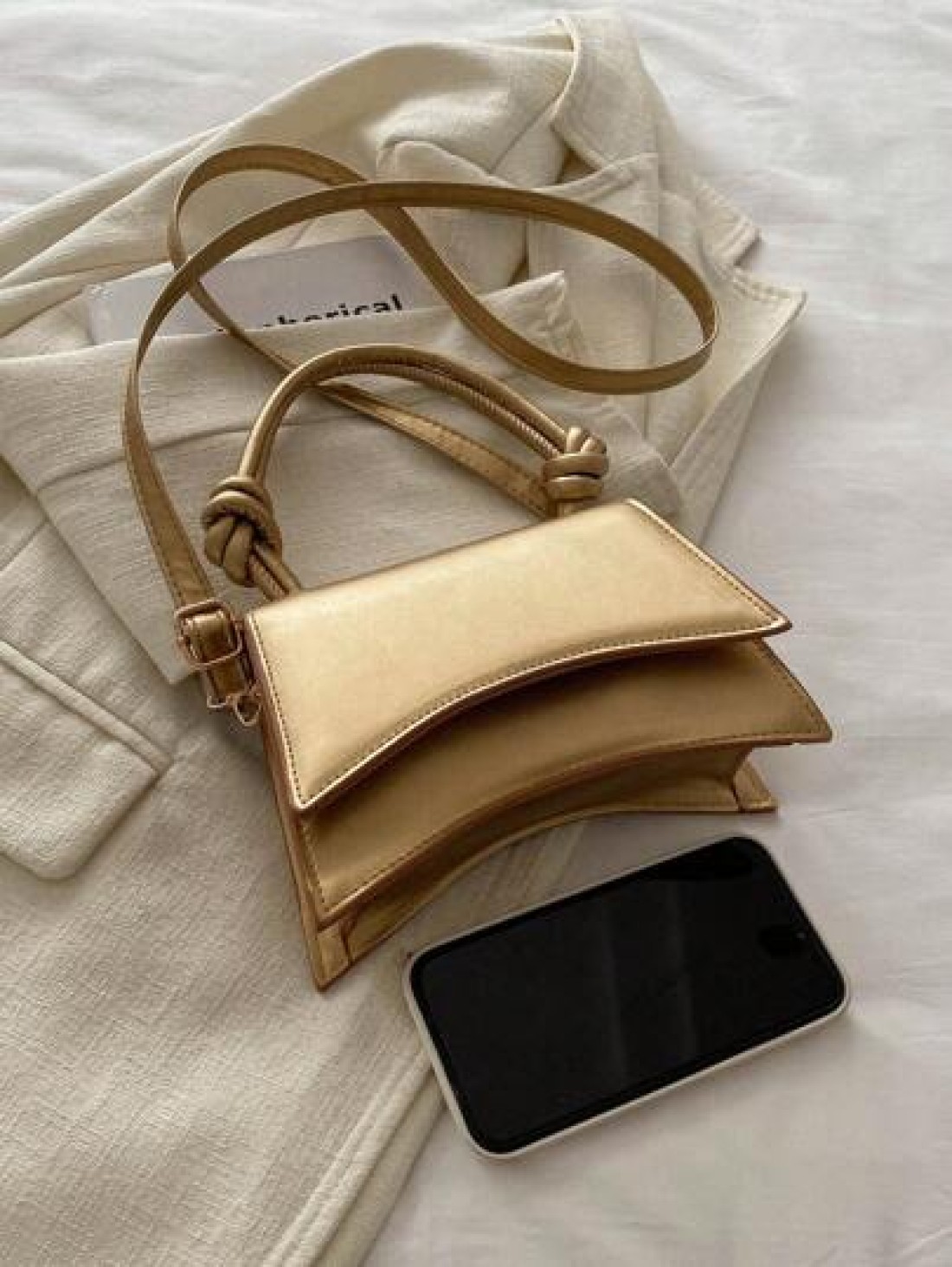 1pc New All Match Fashion Simple And Beautiful Solid Color Handbag Shoulder Crossbody Small Square Bag For Girls Cute Dopamine Mini Wallet Lipstick Bag For Girls Small Fragrance Style Princess Handbag