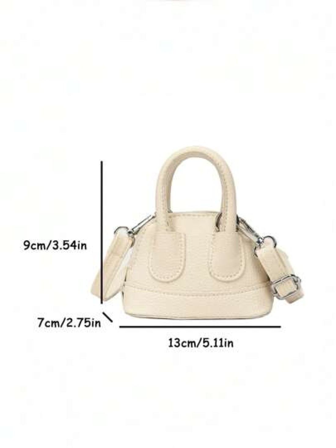 1pc Ins Fashion Girl s Bag 2025 New Cute Candy Color Mini Shell Bag Litchi Pattern Pu Messenger Bag Suitable For Daily Use