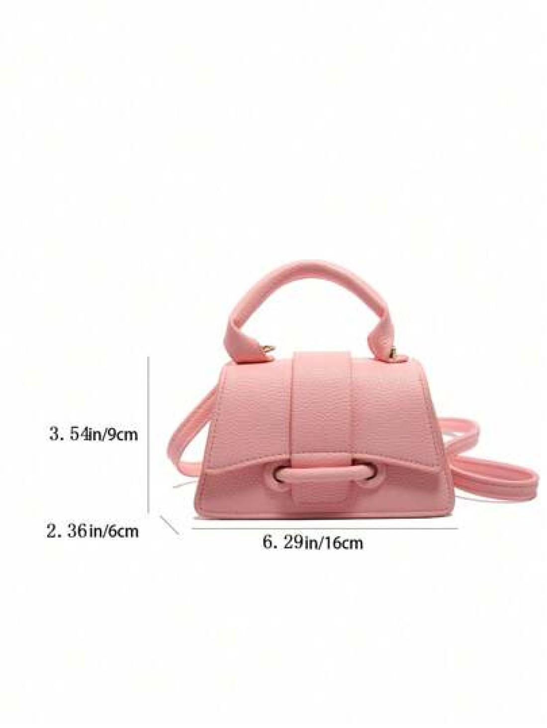 1pc Pu Magnet Closure Fashionable Solid Color Lychee Pattern Handbag Niche Design Stylish Shoulder Crossbody Bag Suitable For A Variety Of Occasions Adjustable Shoulder Straps Are Versatile And Not Pi
