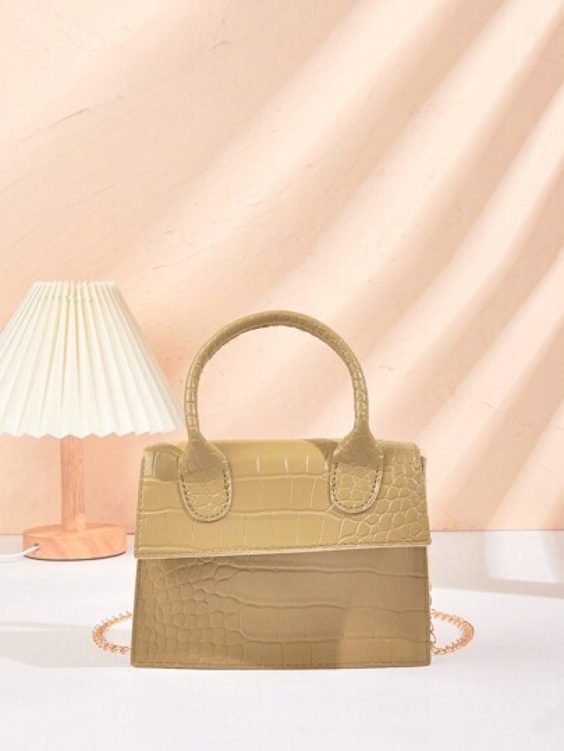 1pc Crocodile Pattern Girls Handbag Chain Crossbody Shoulder Bag Ideal For Daily Use Party And Mother s Day Gift