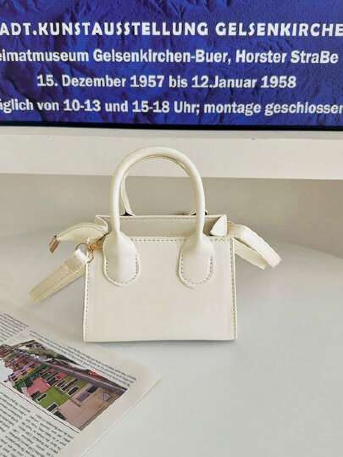 1pc Pu Zipper Closure Fashionable Niche Design Simple Mini Handbag Small Square Bag Korean Style Versatile Small Crossbody Bag Shoulder Bag Casual And Comfortable Adjustable Shoulder Strap Smooth And